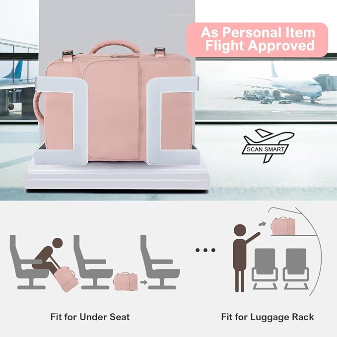 Sinaliy Travel Backpack for Women, Flight Approved Carry On Backpack - Image 2