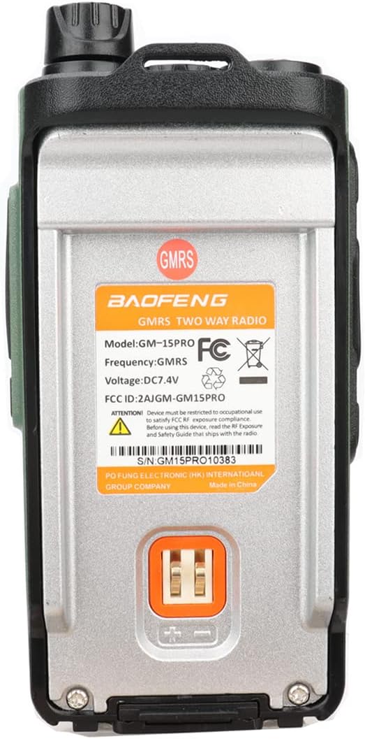 BAOFENG GMRS Radio Handheld Long Range GM-15 Pro 8W Walkie Talkie - Image 8