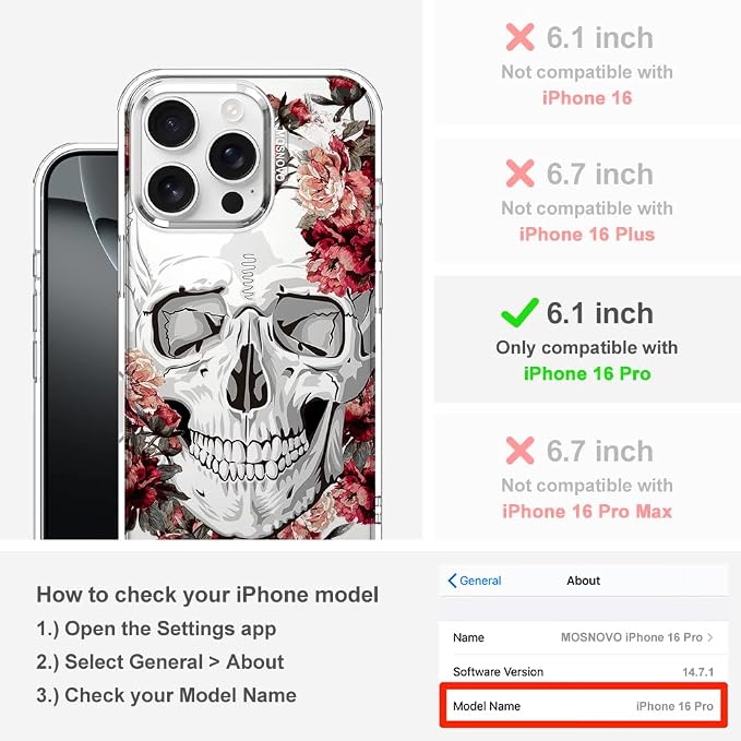 MOSNOVO Case for iPhone 16 Pro - Image 2