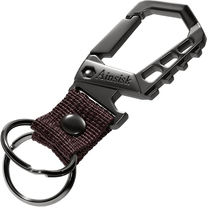 Heavy duty key chain, bottle opener function car keychains, versatile metal by Unknown