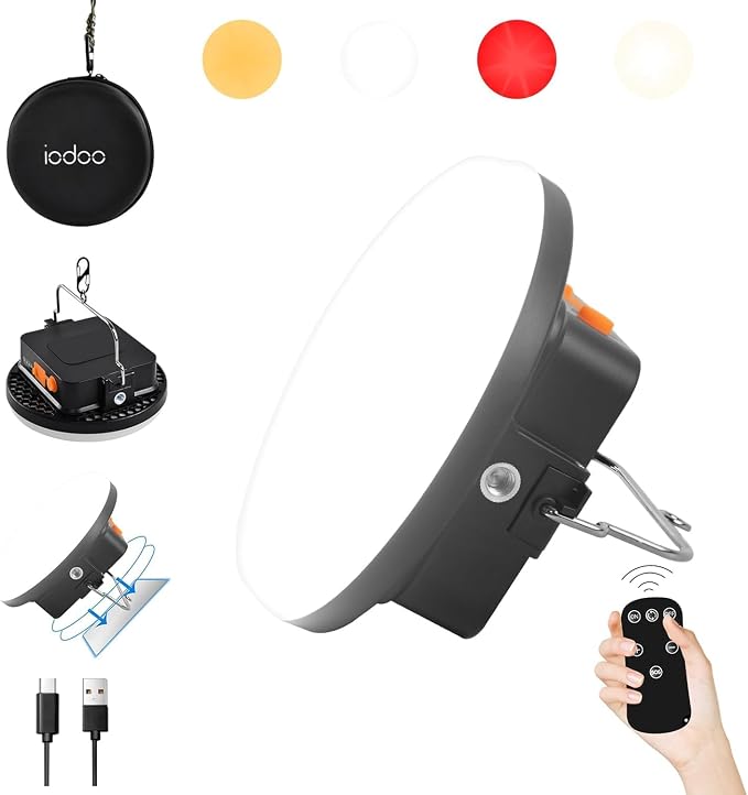 IODOO 10000mAh 30W Rechargeable Camping Light by Fromnowonlightupthisworld