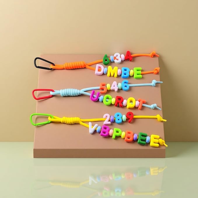 Carabiner Clip 24Pcs Metal Colored Keychain Clip D Spring Clips Cute Carabiner - Image 2