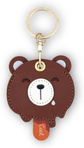 Leather Keychain Case Holder Compatible by XSUIOY