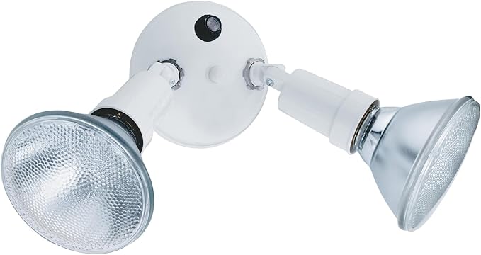 Lithonia Lighting Adjustable Dusk Dawn Security Light, Twin Par Outdoor Flood - Image 5
