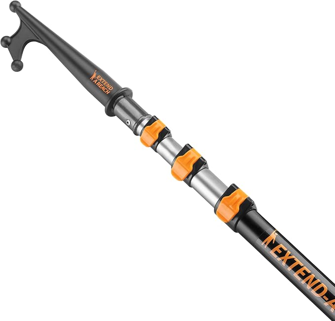 Boat Hook for Docking with Telescoping Extension Pole // Durable, Lightweight by EXTEND-A-REACH