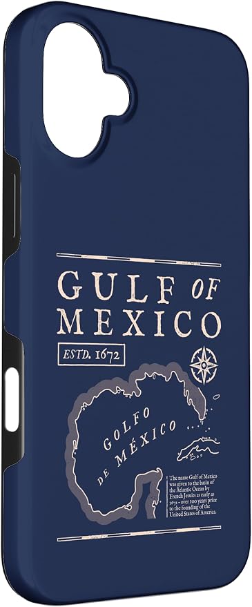Gulf of Mexico 1672 Historic Map Case - Image 3