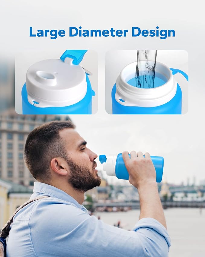 Collapsible Water Bottle, Portable Folding Bottle & Water Bottle - Image 3