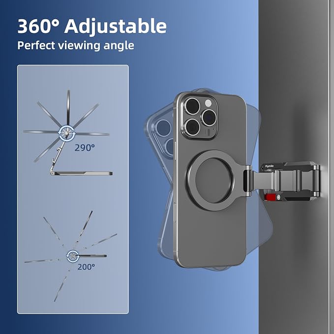 Magnetic Phone Mount for MagSafe, Maglock Tripod Adapter Magnet Golf Gym - Image 7