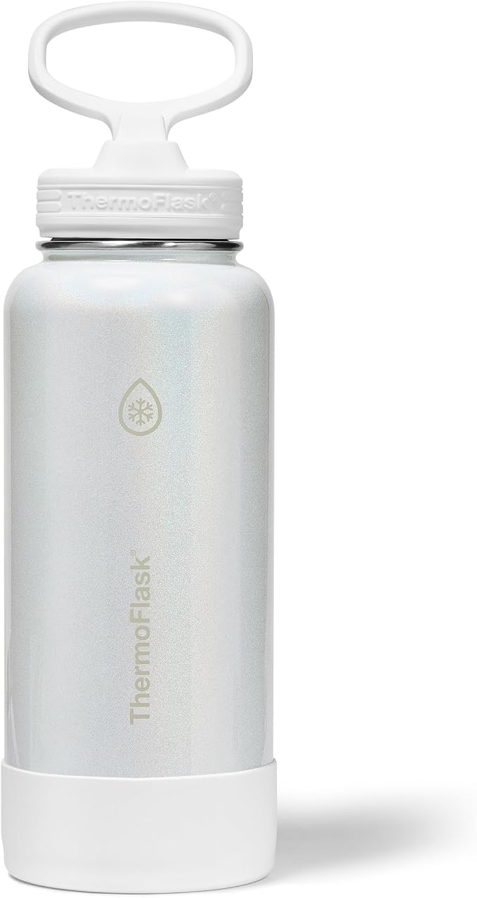 ThermoFlask 32 oz Double Wall Vacuum Insulated Stainless Steel Water Bottle by ThermoFlask