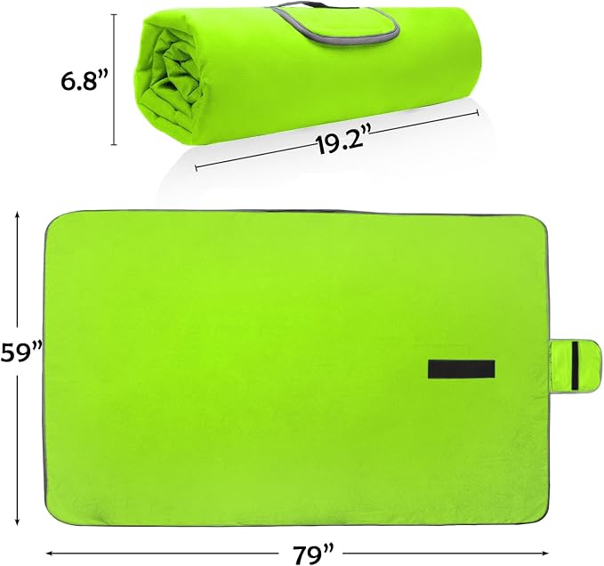 Tirrinia Large Waterproof Outdoor Blanket, Soft Warm Windproof Stadium Blanket - Image 7
