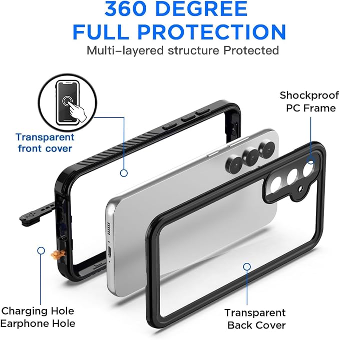 AICase for Samsung Galaxy S25 Case Waterproof - Image 3