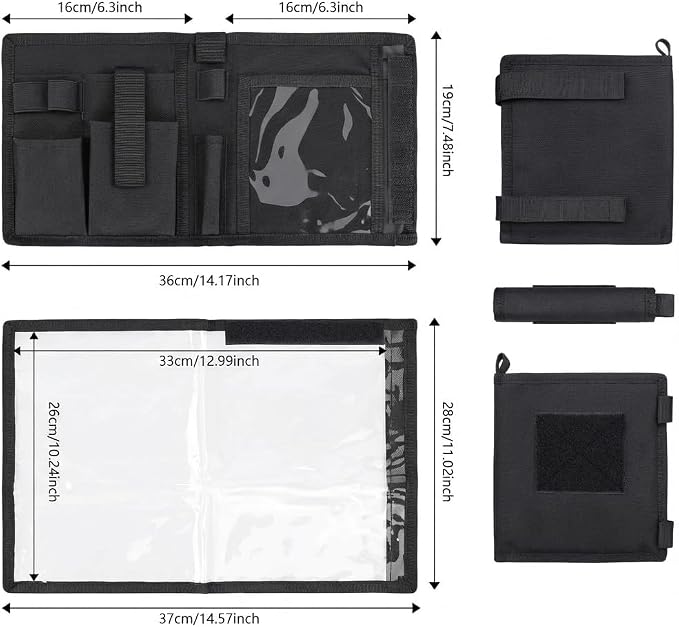 KOSIBATE Map Case, Military Map Protector, Water-Resistant Map Pouch Holder - Image 6