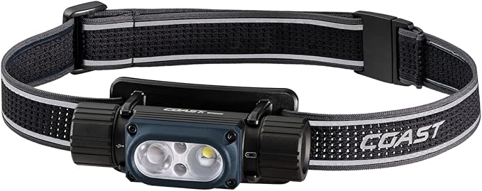 Coast WPH30R 1500 Lumen Waterproof Ultra Bright IP68 USB Rechargeable-Dual by Coast