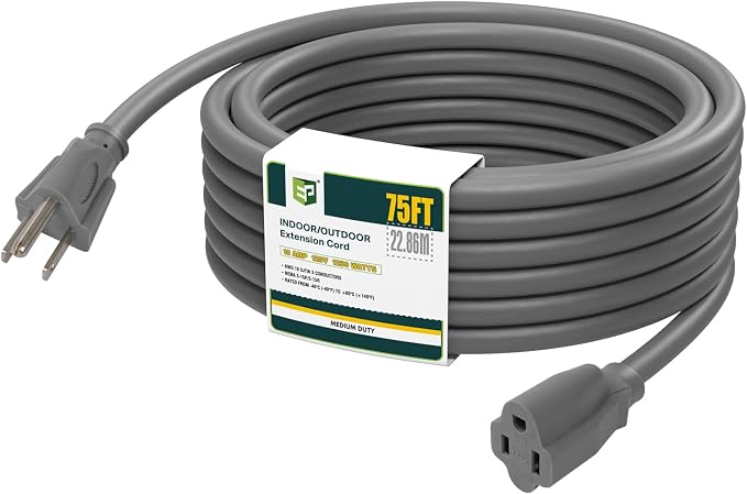 EP 75 Ft Outdoor Extension Cord by ENERGYPRO