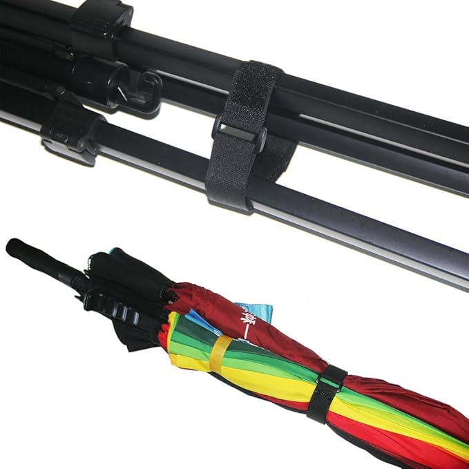 YiwerDer 1 x 12" Hook and Loop Reusable Fastening Nylon Cable Straps, Durable - Image 5