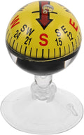 Car Guide Ball Compass with Strong Suction Cup 2.83In Portable Vehicle Compass by JECOMPRIS