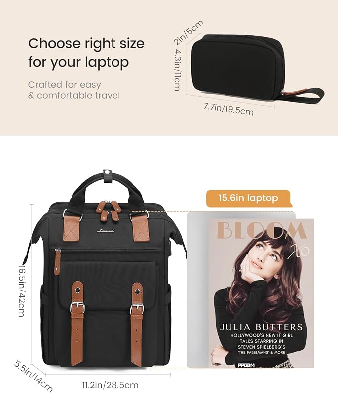 LOVEVOOK Laptop Backpack Women, Teacher Work Backpack - Image 7
