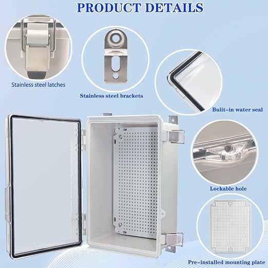 Waterproof Electrical Box Junction Box Weatherproof IP67 ABS Plastic Enclosure - Image 3