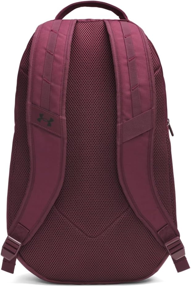 Under Armour Unisex Hustle 6.0 Backpack Dark Maroon/Dark Maroon One Size - Image 2