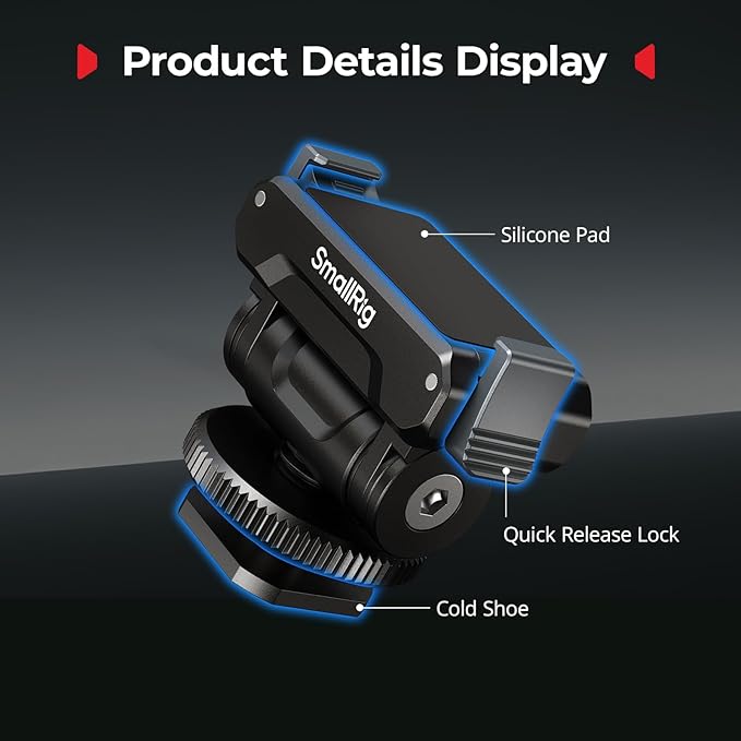 SMALLRIG Cold Shoe Adapter Mount - Image 4