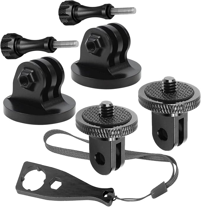 Aluminum Camera Tripod Adapter 1/4"-20 Conversion Adapter Mounts Compatible by duwuzest