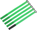 MECCANIXITY 5Pcs Reusable Battery Tie Down Straps, 0.8x16" Green Nylon by MECCANIXITY