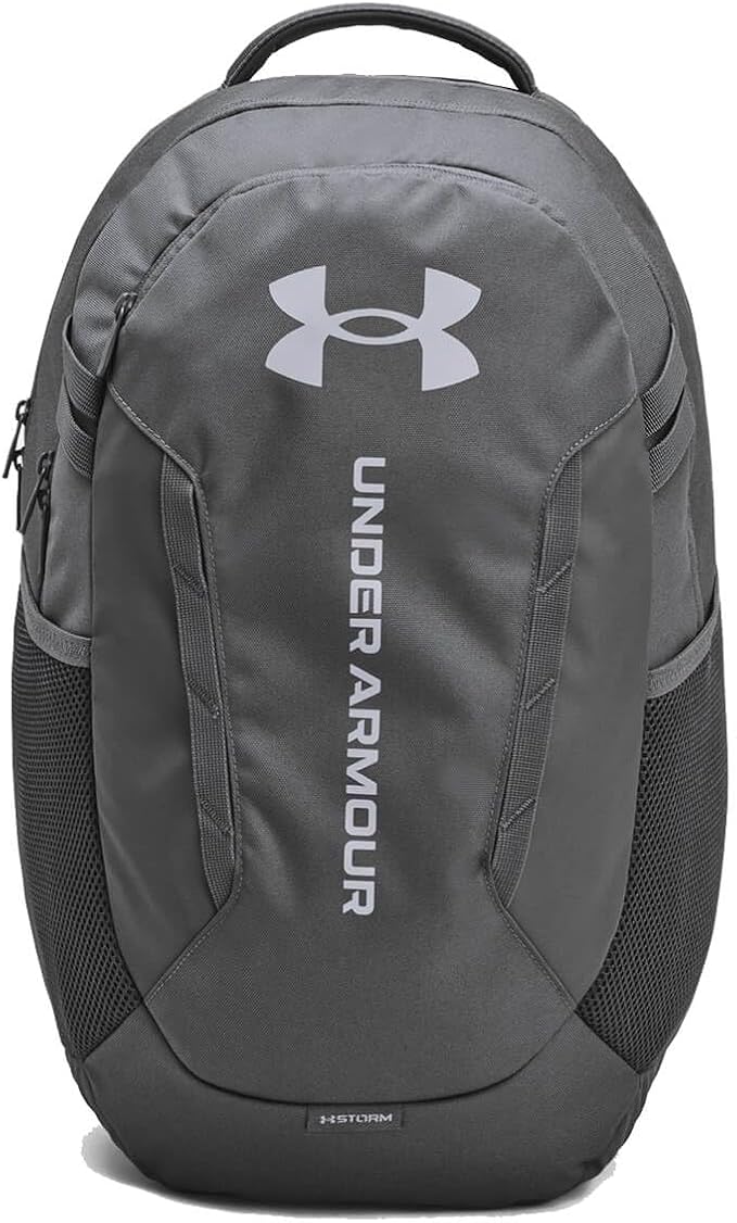 Under Armour Unisex-Adult Hustle 6.0 Backpack, Castlerock / / Steel, One Size by UnderArmour