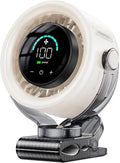 KIMMOO 4000mAh Rechargeable Portable Clip on Fan-100-Speed Touch Control by KIMMOO
