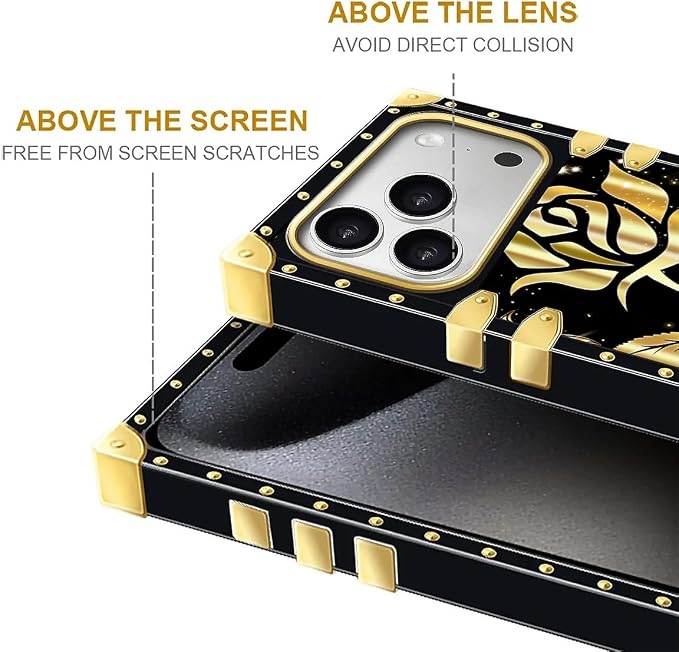 for iPhone 17 Pro Case Luxury Golden Decoration - Image 7