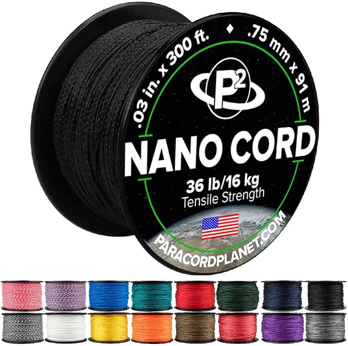 Paracord Planet Nano Cord –Lightweight Nylon Nano Paracord – Great by ParacordPlanet