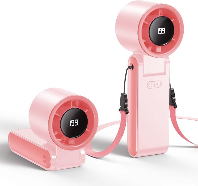 Portable Handheld Turbo Fan, 199 Gear Speed, 24 Hs Cooling Time, 5500mAh by Unknown