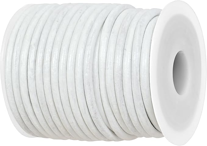 GENIQUE Real/Genuine Round Leather String Cord by GENIQUE