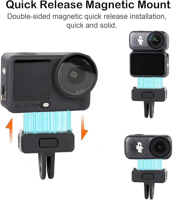 for Osmo Action 6 Osmo Nano Camera Suction Cup Mount, Quick Release Magnetic - Image 2