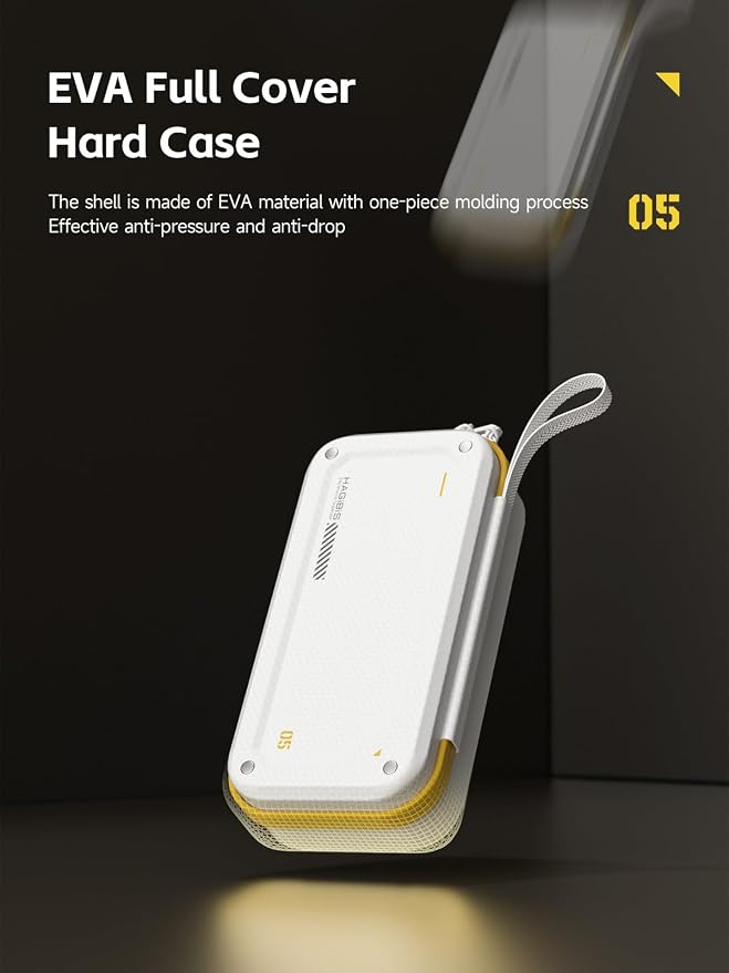 Hagibis Electronic Organizer Traveling Case Bag EVA Hardshell PU Portable - Image 5
