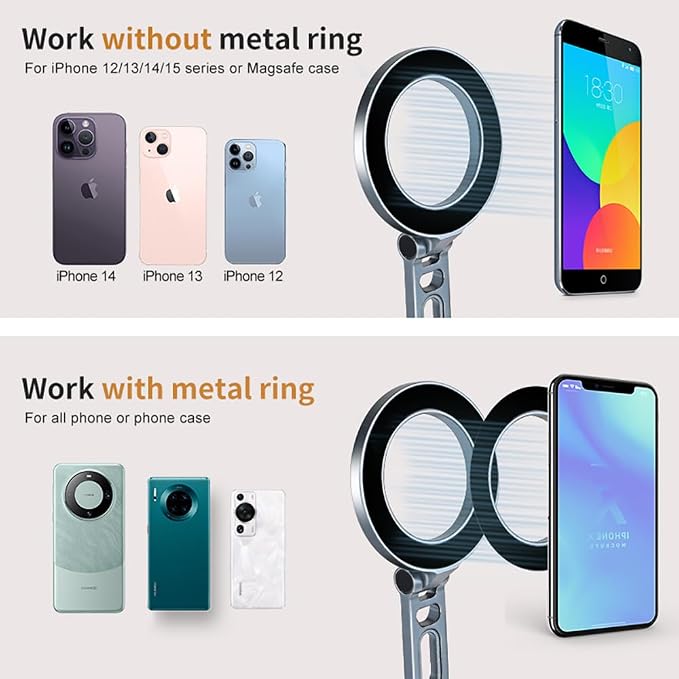 Magnetic Pocket Tripod for MagSafe, Foldable Cell Phone Desk Stand Compatible - Image 5