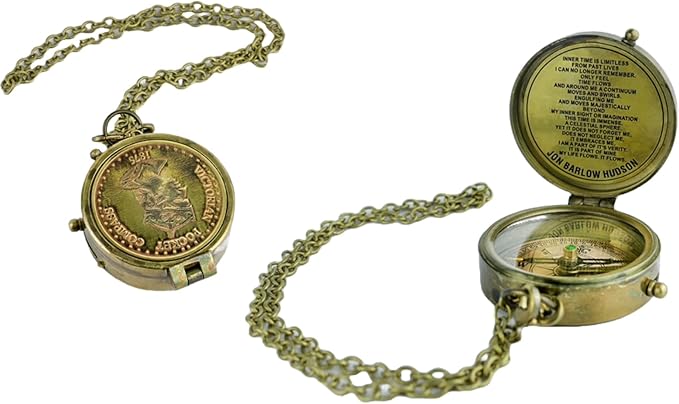 Handmade Antique Vintage Brass Compass | Exquisite Nautical Compass | Home - Image 2