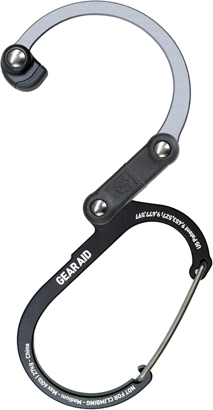 GEAR AID HEROCLIP 360° Swivel Carabiner Gear Clip and Hook - Image 2