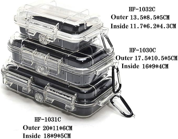 Plastic Waterproof Box Case Container Waterproof Shockproof Box Waterproof Dry - Image 2