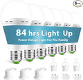 Emergency Rechargeable Light Bulbs, Battery Powered LED Light Bulb Daylight E26 by SORHELIDKO