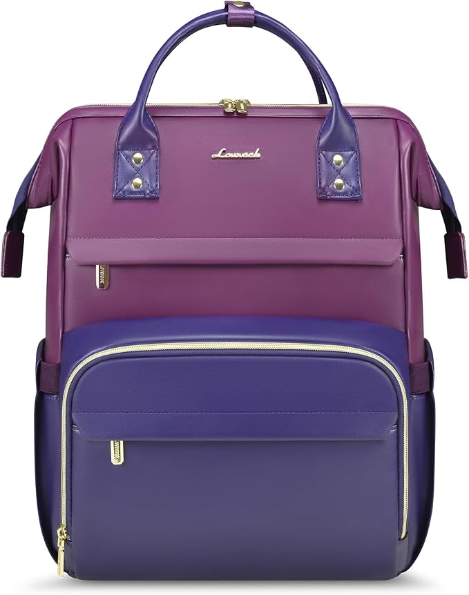 LOVEVOOK Leather Laptop Backpack by LOVEVOOK