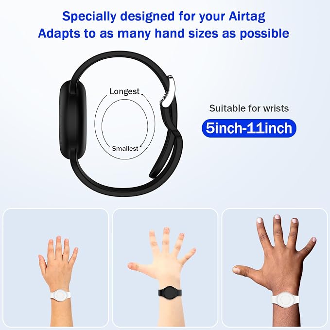 R-fun Waterproof for Air Tag Bracelets Compatible - Image 5