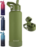 CIVAGO 40 oz Insulated Stainless Steel Water Bottle by CIVAGO