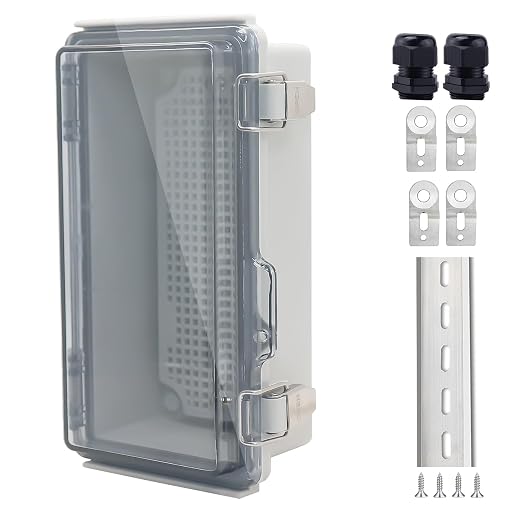 IP67 Waterproof Junction Box, ABS Plastic Electrical Enclosure by LuSumtly