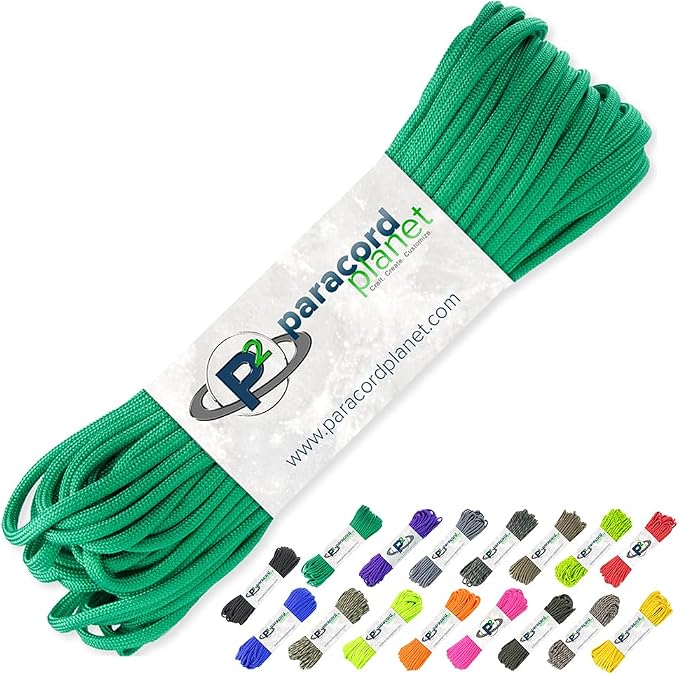 Paracord Planet 100' Hanks Parachute 550 Cord Type III 7 Strand Paracord Top 40 by ParacordPlanet
