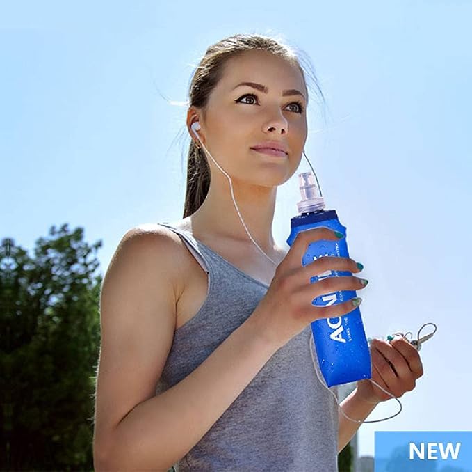 AONIJIE TPU Soft Flask Water Bottle Collapsible Running Flask - Image 7