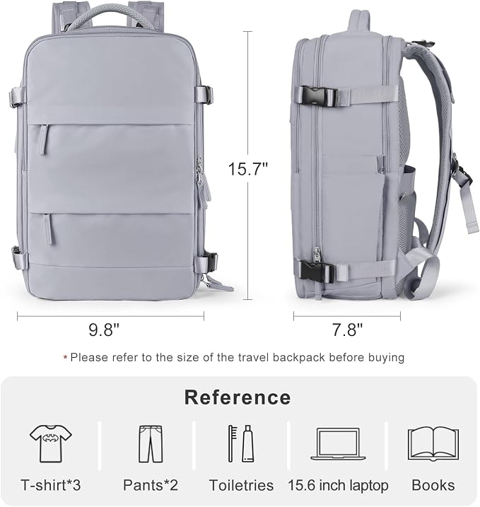 coofay Travel Backpack Carry On Flight Approved - Image 3