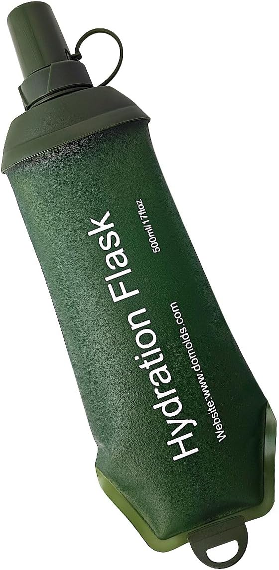 WILDREEDS 500ml Soft Flask, TPU Collapsible Soft Water Bottle by WILDREEDS