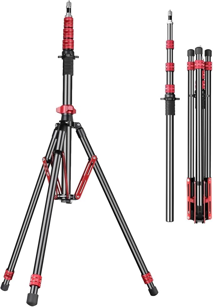 FreeSea Light Stand Aluminum, Adjustable Tripod Stand by FreeSea