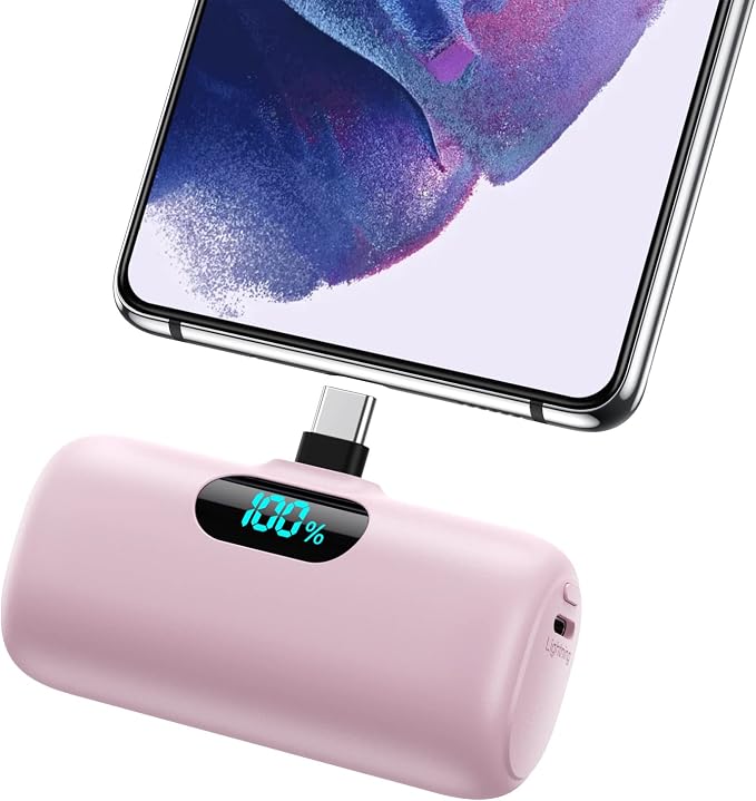Mini Portable Charger 5000mAh Power Bank, 3A PD USB C Cell Phone Portable Power - Image 2