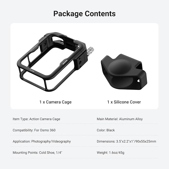 NEEWER Osmo 360 Cage Stabilizer Rig Video - Image 7